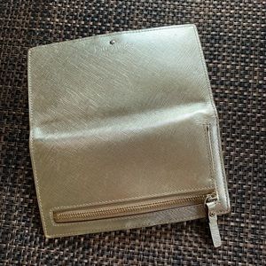Kate spade gold wallet